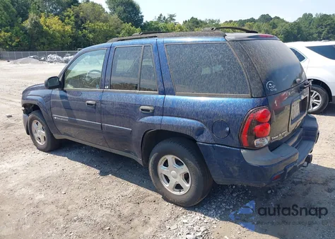 2002 Chevrolet Trailblazer Ls from USA, damaged, VIN 1GNDS13S922428209